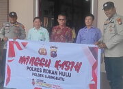 Polsek Ujung Batu Laksanakan Patroli Minggu Kasih di Gereja Tempat Ibadah