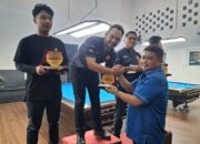 Reggy Siahaan Juara I Turnamen Biliar Piala Walikota, Salomo Pardede: Harus Tetap Giat Berlatih