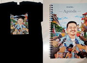 Pembagian Kaos Bergambar Bobby Nasution di Silaturahmi Pemred jadi Sorotan