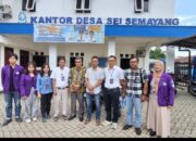PKM Polmed Bangun Jembatan Di Dusun 16 Sei Semayang