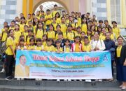 Dr Maruli Siahaan Berangkatkan Wisata Rohani Anak Sekolah Minggu ke Sibolangit