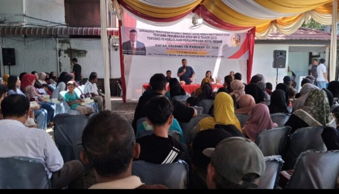 Sosialisasi Perda No. 7 tahun 2024, Salomo TR Pardede Ajak Warga Menjadi WRS