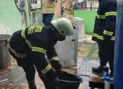 Sebuah Mesin Cuci Terbakar di Tebingtinggi