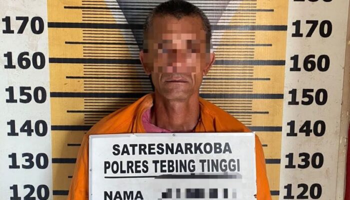 Berawal dari Informasi Medsos, Sat Resnarkoba Polres Tebingtinggi Tangkap Pemilik Sabu