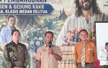 Dr Maruli Siahaan Hadiri Penggalangan Dana Pembangunan Gereja GBKP Sibirubiru