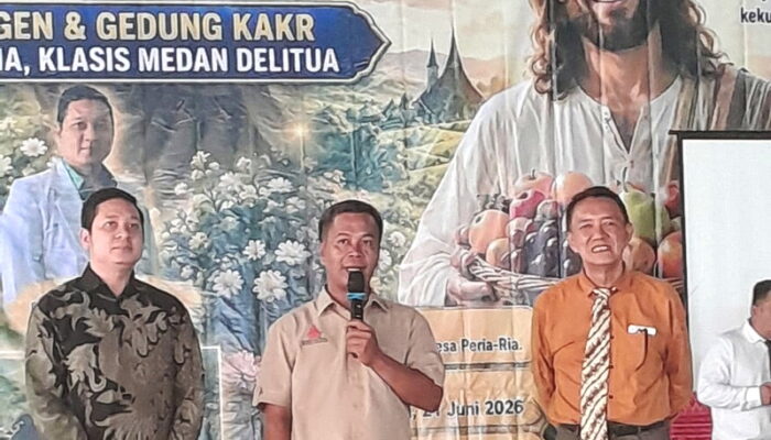 Dr Maruli Siahaan Hadiri Penggalangan Dana Pembangunan Gereja GBKP Sibirubiru